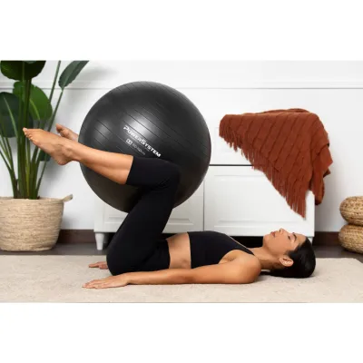 Мяч для фитнеса (фитбол) Power System PS-4013 Ø75 cm PRO Gymball Black - 4 Мяч для фитнеса (фитбол) Power System PS-4013 Ø75 cm PRO Gymball Black - 4 - Robinzon.ua