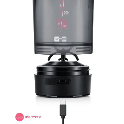 Шейкер спортивний електричний&nbsp;VOLTRX&nbsp;Gallium 600 мл.&nbsp;Tritan Pink - 6 - Robinzon.ua