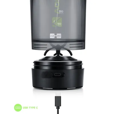 Шейкер спортивний електричний&nbsp;VOLTRX&nbsp;Gallium 600 мл.&nbsp;Tritan Green - 6 - Robinzon.ua