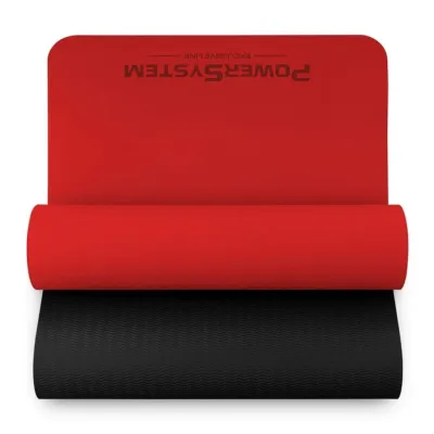 Килимок для фітнесу і йоги Power System Yoga Mat Premium PS-4060 Red - 1 - Robinzon.ua