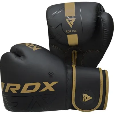 Боксерские перчатки RDX F6 Kara Matte Golden 12 унций (капа в комплекте) - 3 - Robinzon.ua
