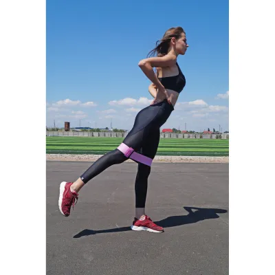 Тканая резинка для фитнеса и спорта PowerPlay 4111 Hip Band M Medium Розовая (d_76cm) - 5 Тканая резинка для фитнеса и спорта PowerPlay 4111 Hip Band M Medium Розовая (d_76cm) - 5 - Robinzon.ua