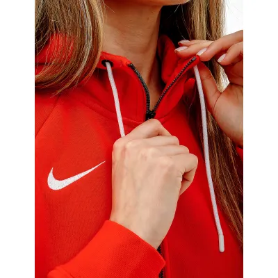 Жіноча Толстовка Nike FLC PARK20 FZ HOODIE Червоний M (7dCW6955-657 M) - 4 - Robinzon.ua