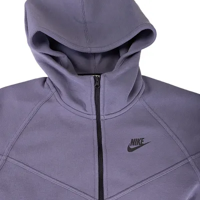 Женская Толстовка Nike W TCH FLC WR FZ HDY Синий XS (7dFB8338-003 XS) - 3 - Robinzon.ua