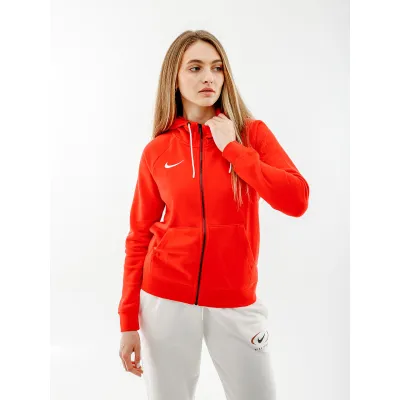 Женская Толстовка Nike FLC PARK20 FZ HOODIE Красный L (7dCW6955-657 L) - 4 - Robinzon.ua