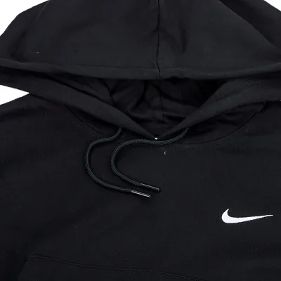 Женская Толстовка Nike W NSW JRSY OS PO HOODIE Черный M (7dDM6417-010 M) - 2 - Robinzon.ua