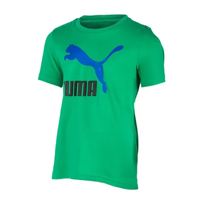 Дитяча Футболка Puma Classics Logo Tee Зелений 164 (53952636) - 1 - Robinzon.ua