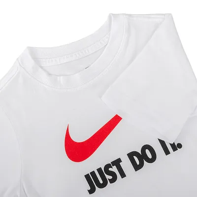 Детская Футболка Nike B NSW TEE JDI SWOOSH Серый XS (AR5249-100 XS) - 2 - Robinzon.ua