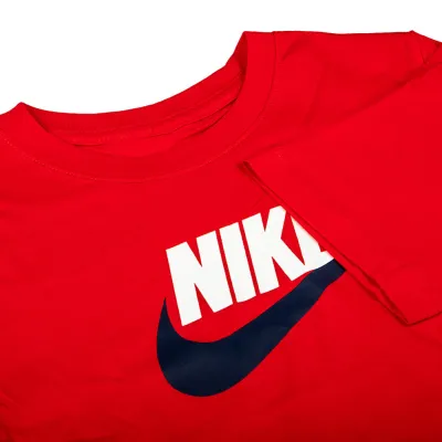 Детская Футболка Nike K NSW TEE FUTURA ICON TD  Красный 90-96 (7dAR5252-659 90-96) - 2 - Robinzon.ua