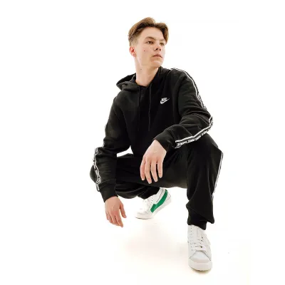 Мужской Костюм спортивный Nike M NK CLUB FLC GX HD TRK SUIT Черный S (7dFB7296-010 S) - 4 - Robinzon.ua