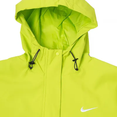 Женская Ветровка Nike W NSW ESSNTL SF WVN PRKA JKT Салатовый L (DM6245-321 L) - 2 - Robinzon.ua