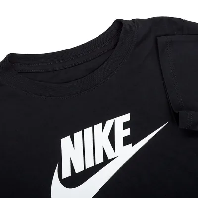 Дитяча Футболка Nike G NSW TEE CROP FUTURA Чорний 122-128 см (7dDA6925-012 122-128 см) - 2 - Robinzon.ua