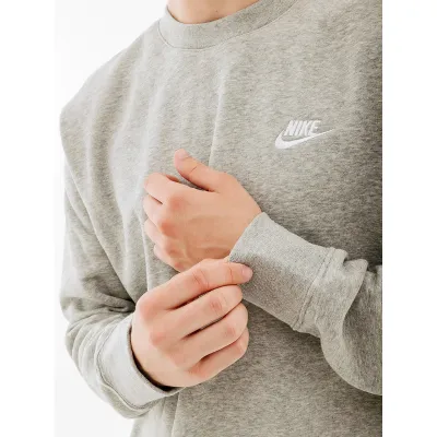 Мужская Свитшот Nike CLUB CRW BB Серый 2XL (7dBV2662-063 2XL) - 3 - Robinzon.ua