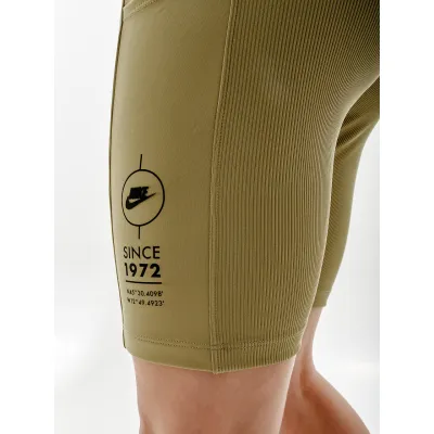 Жіночі Шорти Nike W NSW TIGHT SHORT RIB SU Бежевий  M (7dFJ4876-276 M) - 2 - Robinzon.ua