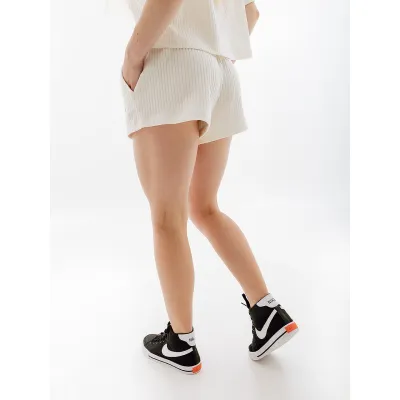 Жіночі Шорти Nike W NSW RIB JRSY SHORT Бежевий L (7dDV7862-133 L) - 2 - Robinzon.ua