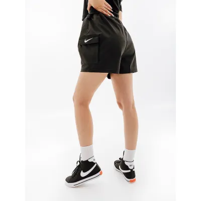 Женские Шорты Nike W NSW SWSH SHORT WVN SU  Черный XS (7dFJ4887-010 XS) - 3 - Robinzon.ua