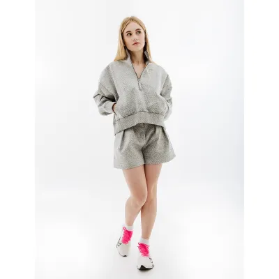 Женские Шорты Nike W NSW TP HR SHRT NKFWD Серый L (7dDX6517-077 L) - 1 - Robinzon.ua