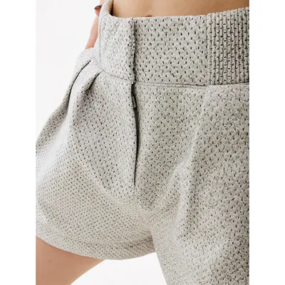 Женские Шорты Nike W NSW TP HR SHRT NKFWD Серый M (7dDX6517-084 M) - 4 - Robinzon.ua