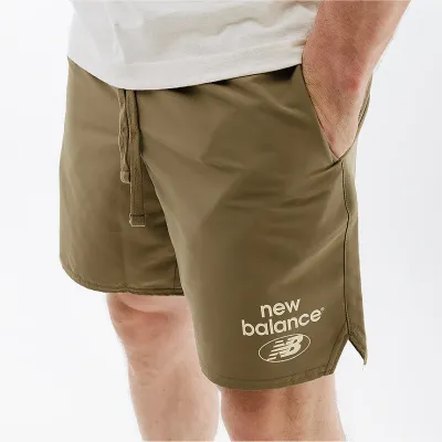 Мужские Шорты New Balance Essentials Reimagined Woven  Хаки L (7dMS31519CGN L) - 2 - Robinzon.ua