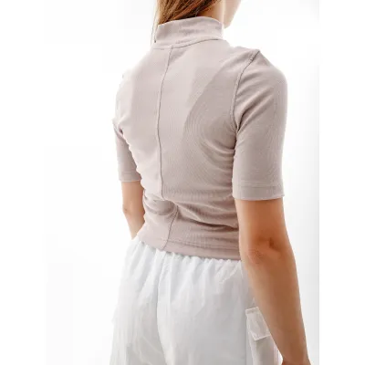 Жіноча Футболка Nike W NSW ESSNTL RIB MOCK SS TOP Бежевий S (7dDV7958-272 S) - 1 Жіноча Футболка Nike W NSW ESSNTL RIB MOCK SS TOP Бежевий S (7dDV7958-272 S) - 1 - Robinzon.ua