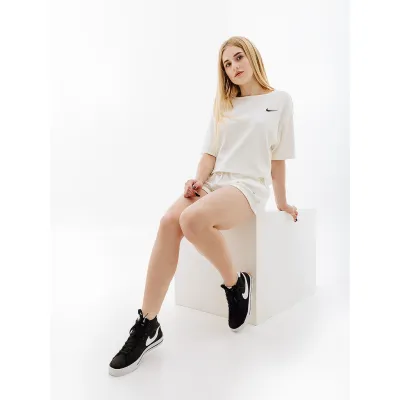 Женская Футболка Nike W NSW RIB JRSY SS TOP Бежевый L (7dDV7870-133 L) - 1 - Robinzon.ua