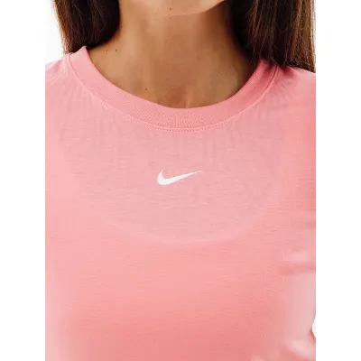 Женская Футболка Nike W NSW TEE ESSNTL SLIM CRP LBR  Розовый XS (7dFB2873-611 XS) - 1 - Robinzon.ua