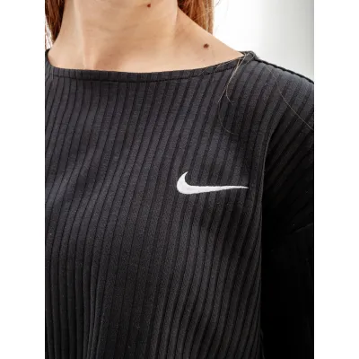 Женская Футболка Nike W NSW RIB JRSY SS TOP  Черный XS (7dDV7870-010 XS) - 1 - Robinzon.ua
