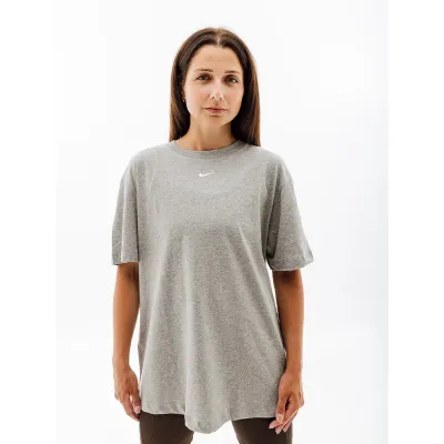 Женская Футболка Nike W NSW ESSNTL TEE BF LBR  Серый S (7dDN5697-063 S) - 3 - Robinzon.ua