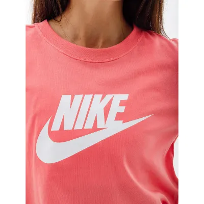 Женская Футболка Nike W NSW TEE ESSNTL CRP ICN FTR  Розовый M (7dBV6175-894 M) - 2 - Robinzon.ua