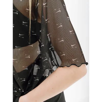 Женская Футболка Nike W NSW AIR AOP MESH SS CROP TOP Черный L (7dDV8245-010 L) - 1 - Robinzon.ua