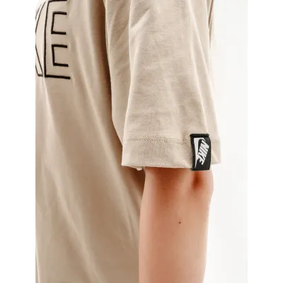 Женская Футболка Nike W NSW TEE BF SW Бежевый L (7dFJ4931-247 L) - 2 - Robinzon.ua