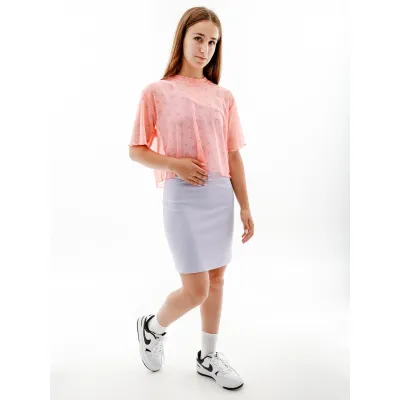 Женская Футболка Nike W NSW AIR AOP MESH SS CROP TOP  Розовый M (7dDV8245-611 M) - 1 - Robinzon.ua