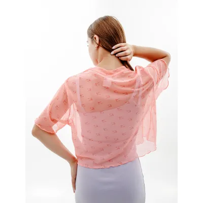 Женская Футболка Nike W NSW AIR AOP MESH SS CROP TOP  Розовый M (7dDV8245-611 M) - 2 - Robinzon.ua