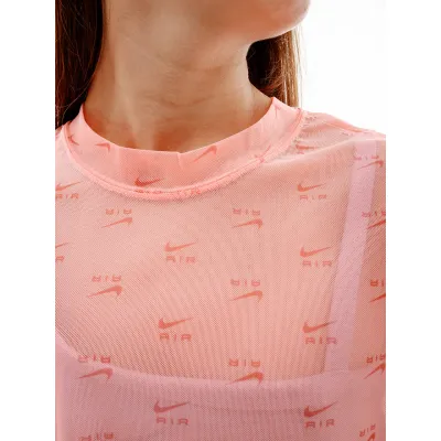 Женская Футболка Nike W NSW AIR AOP MESH SS CROP TOP  Розовый M (7dDV8245-611 M) - 4 - Robinzon.ua