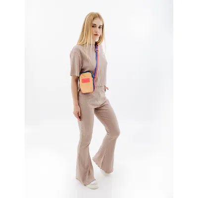 Жіноча Футболка Nike W NSW RIB JRSY SS TOP Бежевий XS (7dDV7870-272 XS) - 1 - Robinzon.ua