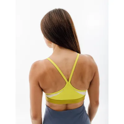 Жіночий Топ Nike W NK INDY BRA V-NECK Салатовий  S (7dCZ4456-308 S) - 1 - Robinzon.ua