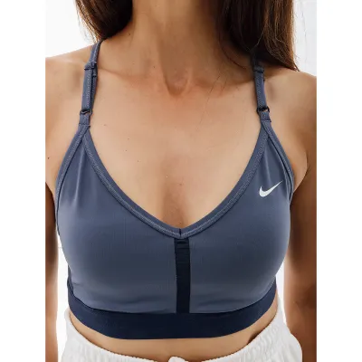 Жіночий Топ Nike W NK INDY BRA V-NECK Синій  L (7dCZ4456-491 L) - 2 - Robinzon.ua