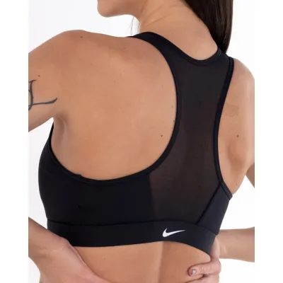 Жіночий Топ Nike W NK DF SWSH ZIP FRONT BRA Чорний XS (DD1205-010) - 4 - Robinzon.ua