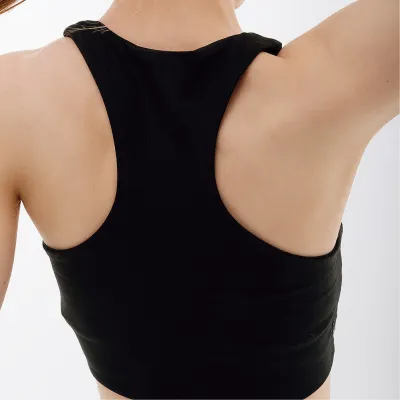 Женский Топ New Balance Essentials Reimagined Bra Черный L (7dWB31500BK L) - 2 - Robinzon.ua