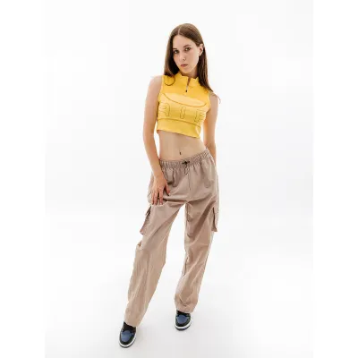 Женский Топ Nike W NK DF AIR CROP TANK  Желтый L (7dDX0284-795 L) - 3 - Robinzon.ua