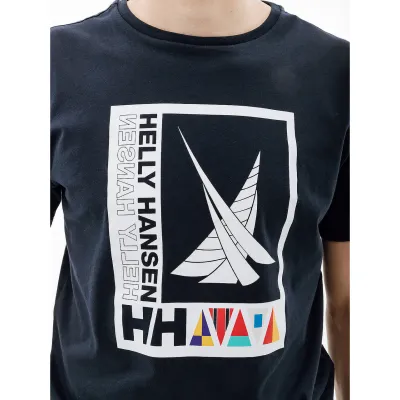 Чоловіча Футболка HELLY HANSEN SHORELINE T-SHIRT 2.0 Синій XL (7d34222-598 XL) - 3 - Robinzon.ua