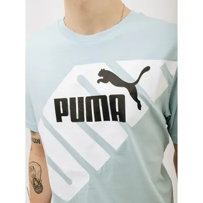 Мужская Футболка Puma POWER Graphic Tee Бирюзовый XL (7d67896022 XL) - 3 - Robinzon.ua