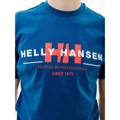 Чоловіча Футболка HELLY HANSEN RWB GRAPHIC T-SHIRT Синій XL (7d53763-607 XL) - 2 - Robinzon.ua
