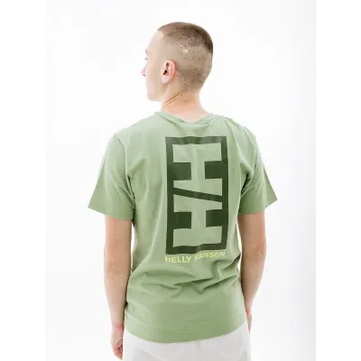 Мужская Футболка HELLY HANSEN CORE GRAPHIC T Зеленый L (7d53936-406 L) - 1 - Robinzon.ua