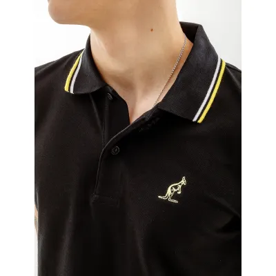 Мужская Футболка AUSTRALIAN 2-STRIPE PIQUE' POLO S-FIT Черный L (7dLSUPO0004-003A L) - 2 Мужская Футболка AUSTRALIAN 2-STRIPE PIQUE' POLO S-FIT Черный L (7dLSUPO0004-003A L) - 2 - Robinzon.ua