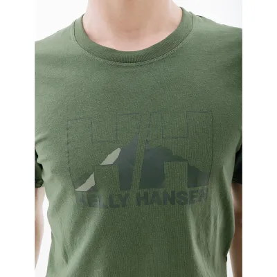 Чоловіча Футболка HELLY HANSEN NORD GRAPHIC T-SHIRT Зелений M (7d62978-476 M) - 3 - Robinzon.ua