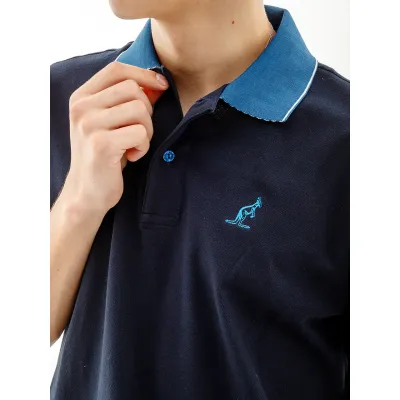 Мужская Футболка AUSTRALIAN LINES POLO PIQUE' EL R-FIT Синий 2XL (7dLSUPO0010-200 2XL) - 2 - Robinzon.ua