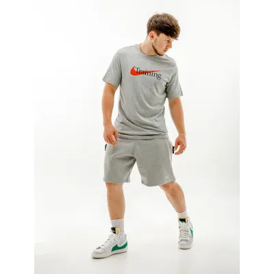 Мужская Футболка Nike M NK DFC TEE SW TRAINING  Серый S (7dCZ7989-063 S) - 3 - Robinzon.ua