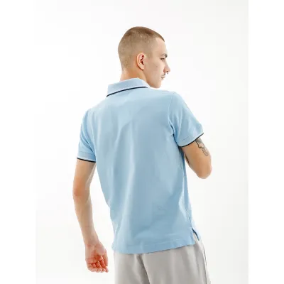 Мужская Футболка AUSTRALIAN 2-STRIPE PIQUE' POLO S-FIT Голубой XL (7dLSUPO0004-440 XL) - 1 - Robinzon.ua
