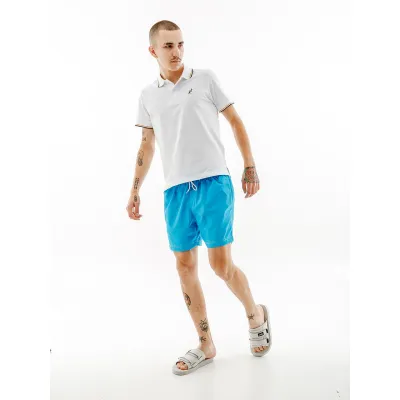 Чоловіча Футболка AUSTRALIAN 2-STRIPE PIQUE' POLO S-FIT Білий L (7dLSUPO0004-002 L) - 2 - Robinzon.ua